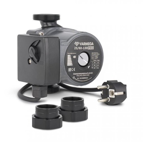 VMCP02-15601302 Циркуляционный насос Varmega PRO 15/60-130, с гайками